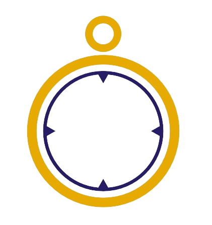 cadran de la boussole du logo